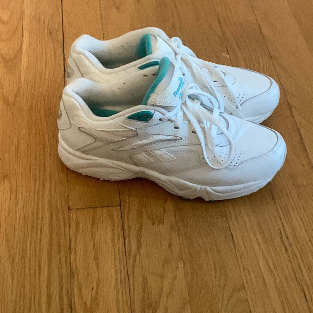 White pair of shoes with great cushioning